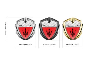 Maserati Metallico Emblema Badge Disegno Max Robusto